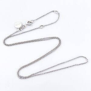 Vintage Stella & Dot Sterling Silver 925 0.6mm Cable Chain Necklace 16”-18”